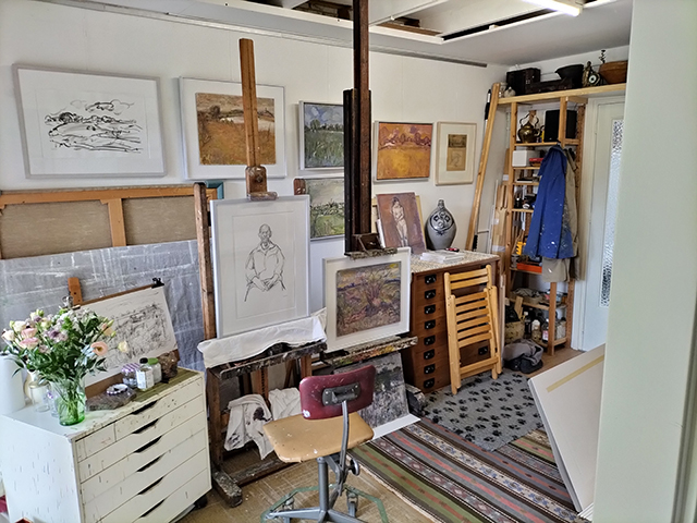 Open atelier Theo van der Steen